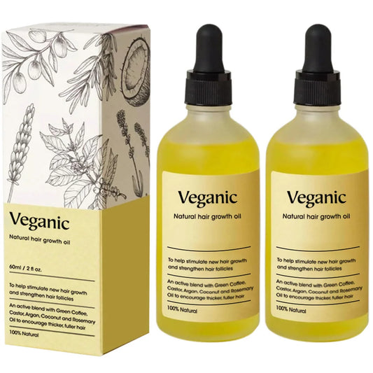 Hair Growth Oil Vegan Hair Growth Oil Natural Vegan Hair Growth Oil for Dry and Damaged Hair Vegan Hair Growth Oil for Dry And