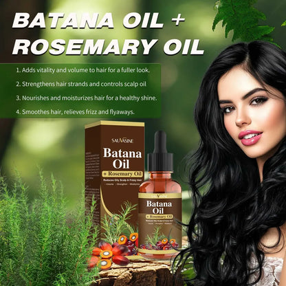 Batana Oil with Rosemary for Hair Growth Nourish Scalp Detox for Strong Healthy Hair Organic from Reduce Hair Loss Your Scalp