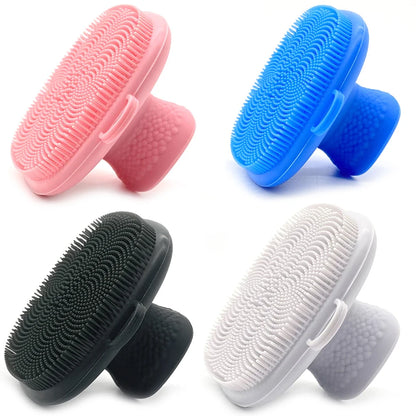 Silicone Face Cleansing Brush Washing Pad Exfoliating Blackhead Remover Facial Deep Cleansing Face Brushes Bath Massager