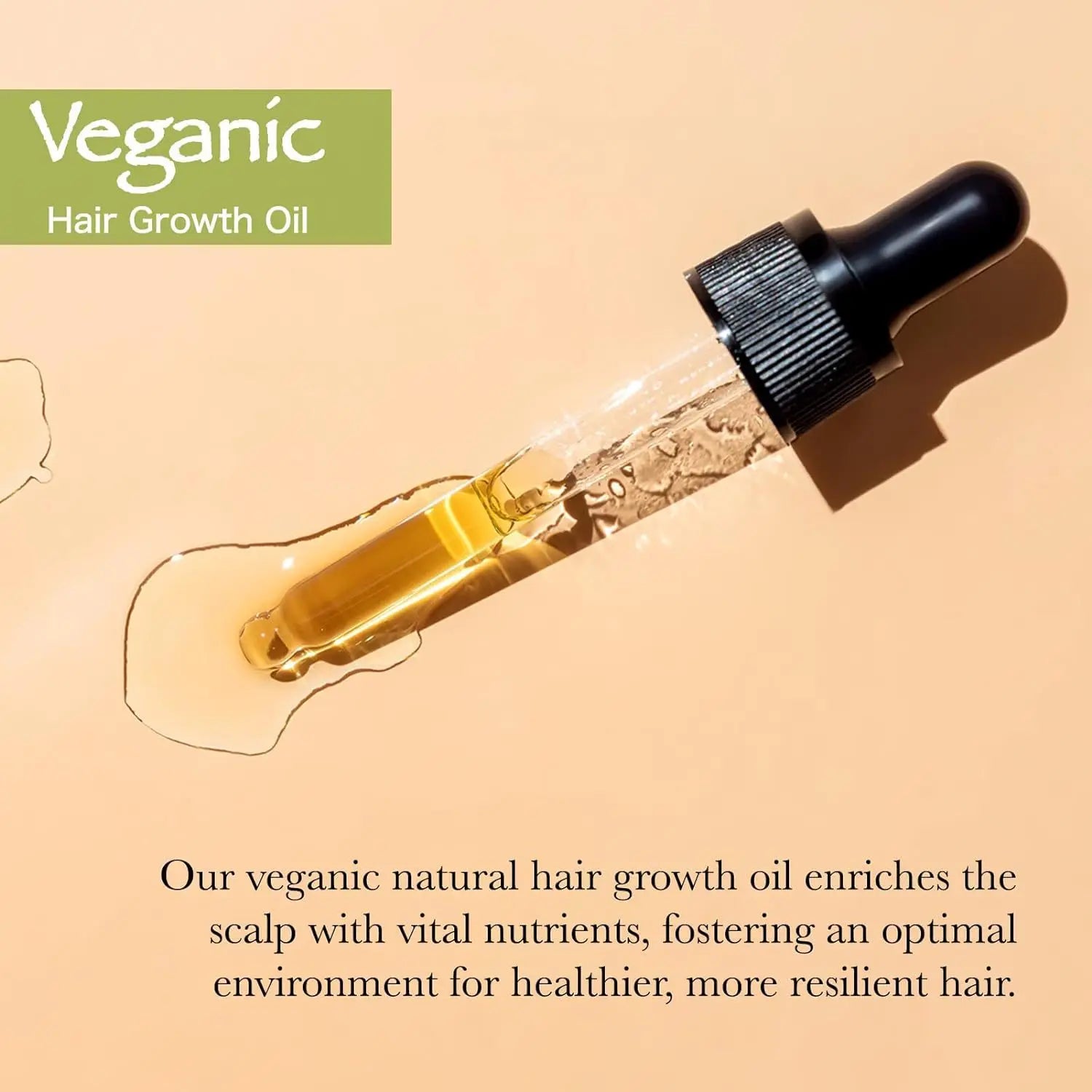 Hair Growth Oil Vegan Hair Growth Oil Natural Vegan Hair Growth Oil for Dry and Damaged Hair Vegan Hair Growth Oil for Dry And