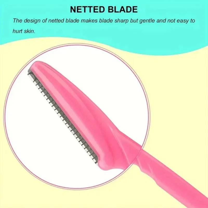 30 Pcs Eyebrow Razor for Women, Multipurpose Exfoliating Dermaplaning Tools and Facial Razor with Precision Cover,Safety Beauty