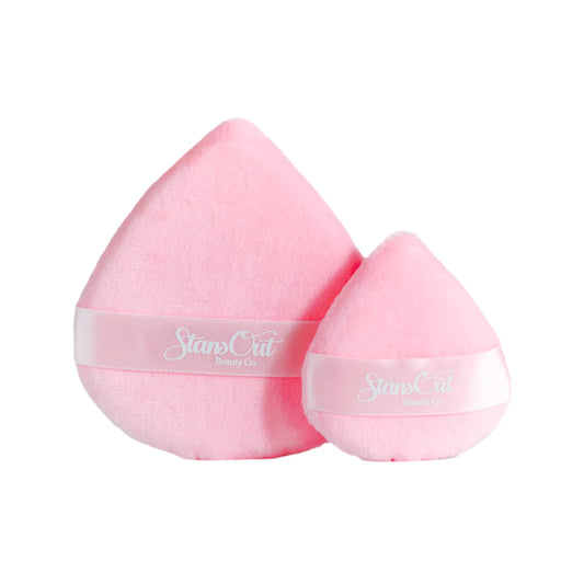 Stansout Powder Puff Set – 2 Ultra-Soft Reusable Puffs for Flawless, Shine-Free Skin