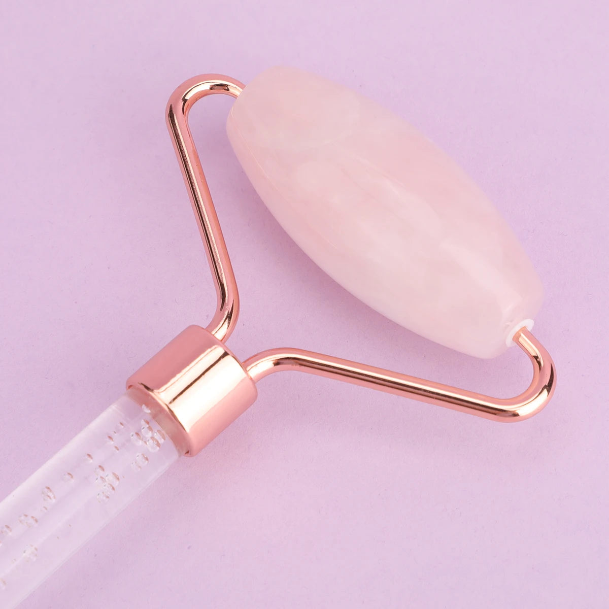1PC Rose Quartz Face Jade Roller Guasha Massage for Neck Body Eye Facial Slimming Therapy Beauty Skin Care Tool Pink Spa Massage