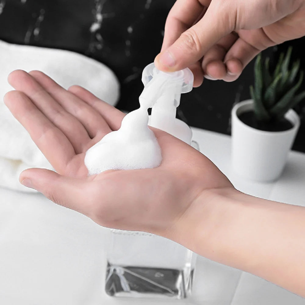 250Ml/450Ml Large Capacity Foam Bottles Dispenser Plastic Pump Bottles Mini Empty Soap Refillable Bottle Travel Shampoo Foaming